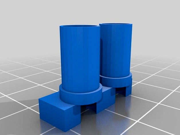 Enclosure for test lead tweezer adapter by alessiocavalieri