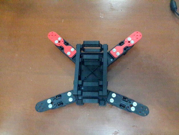 Spidex 220 frame extend motor mount by 1 inch for bigger propeller by noppita