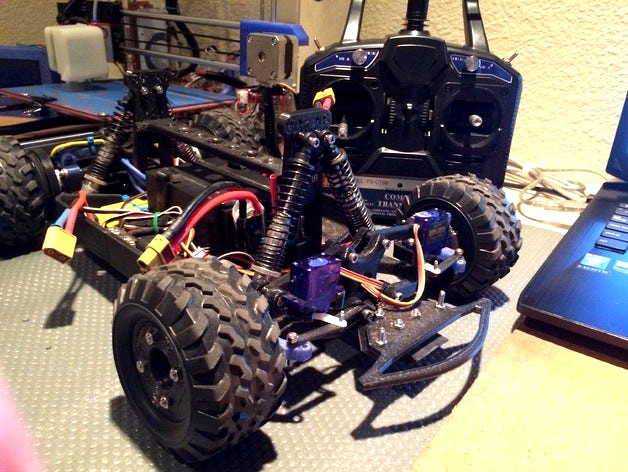 Fully 3D Printable RC Vehicle (Improved from previously posted)  by cmpercle97