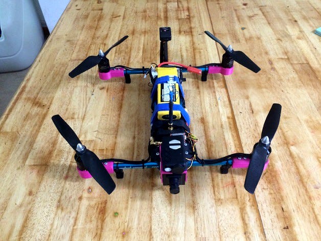 ASQ -- Aluminum Straw Quad-copter by myblackf150