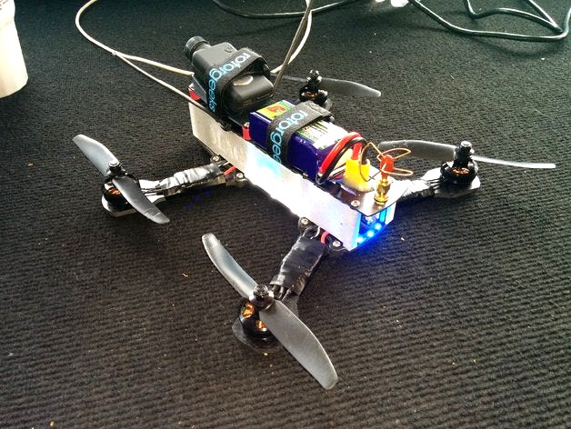 Minion Quadcopter Side Panels by Magnas