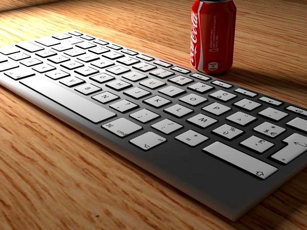 keyboard  & cocacola  by vicnal
