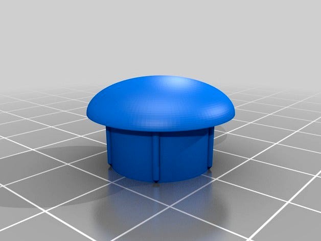 Pipe End Cap (customizable) by TheHeadlessSourceMan