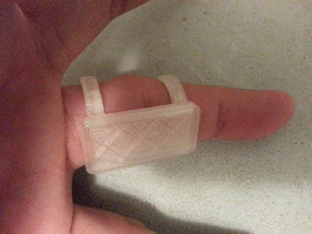 Finger splint (for a sprain) by Simonwlchan