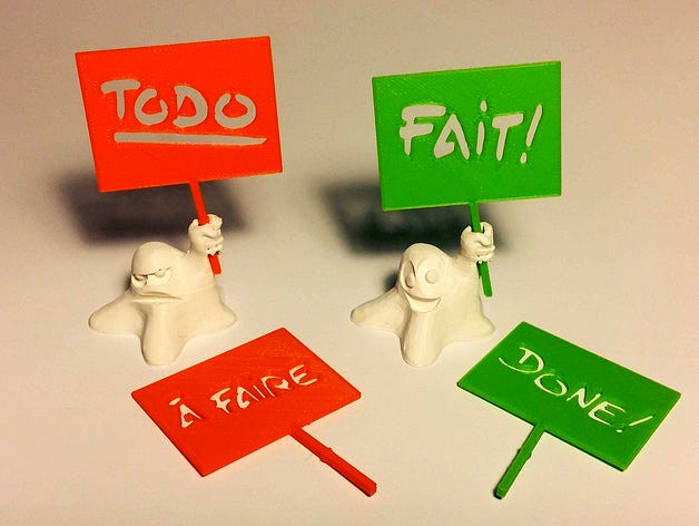 Strike Blob TODO /  A FAIRE  panels by LITHINES