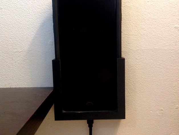 Iphone 6 Plus wall mounted charging stand  by jim_sab