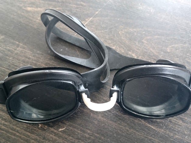 Swimming goggles nose adjustment thingy by kharar