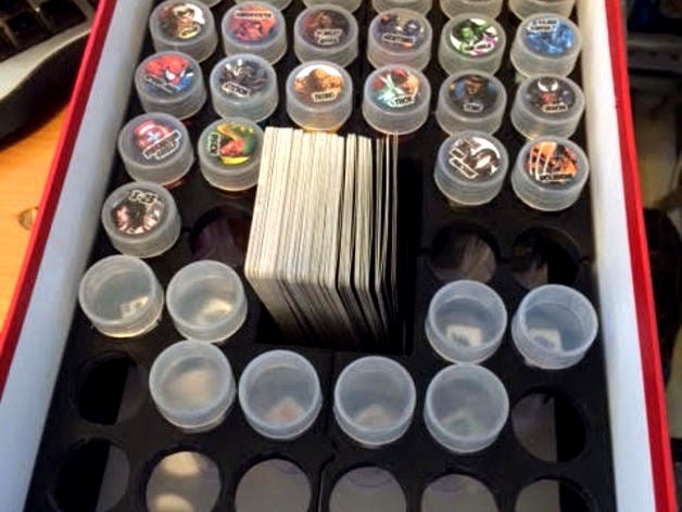 Marvel Dice Masters divider for dice and cards by Alluvian