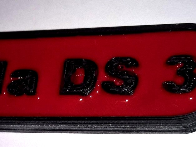 Porte-clefs Keychain Ds 3 by Manu-Maker