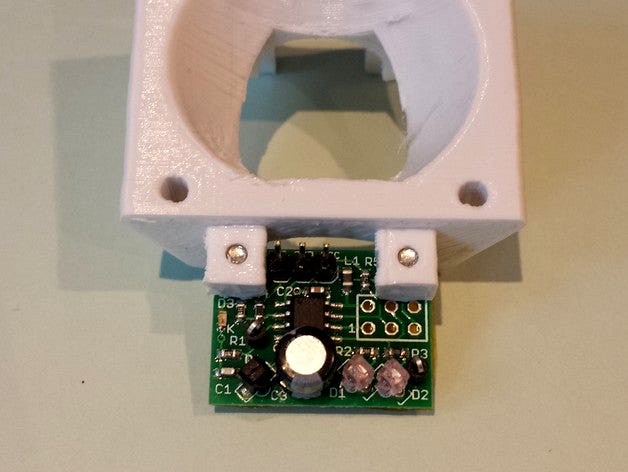 Fan duct and Mini Differential IR sensor v1.1 mount for E3Dv6 hot end ...