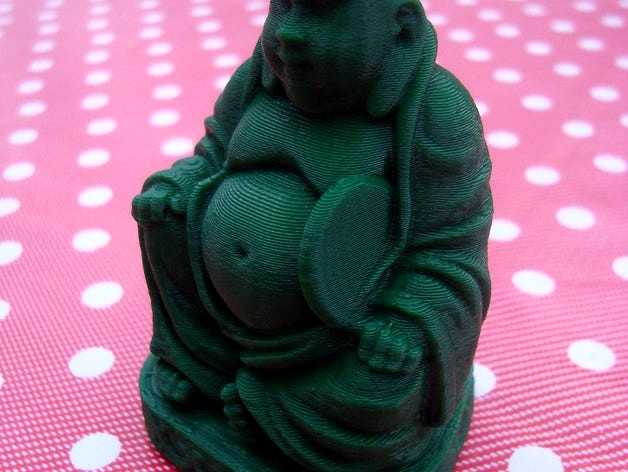 Buddha with flying disc by hindessm