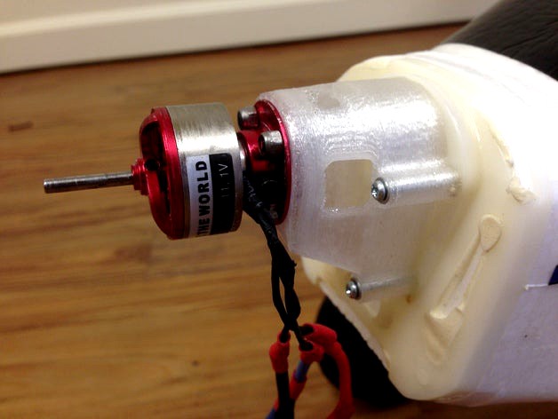 Horizon Hobby Super Cub Brushless Motor Adapter by Classicaviator