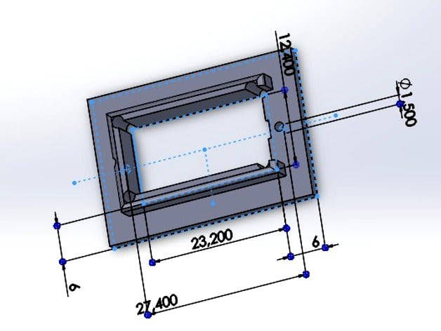 Servo 9g vertical mount bracket by mafaldo