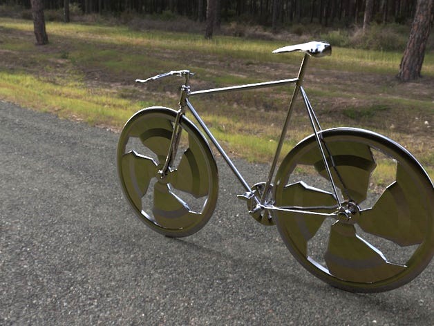 fixed bike negative slooping // bicicleta fixed de slooping negativo by juancho_191