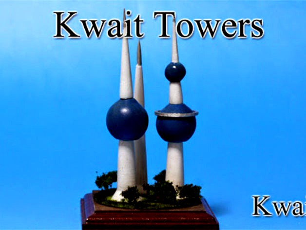 Kuwait Towers  by tokyovirtualworld