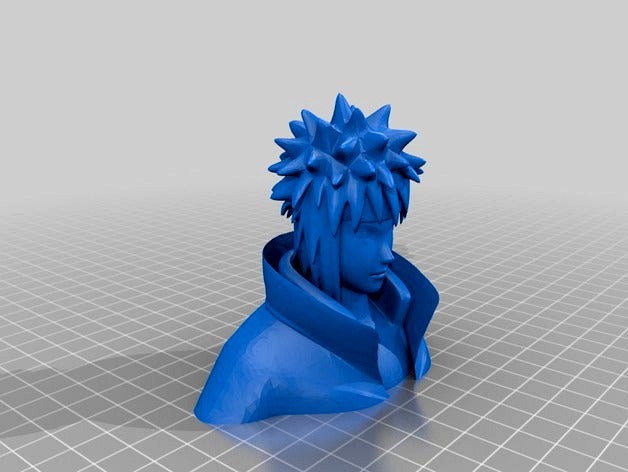 Minato Namikaze's Bust by Sloop45