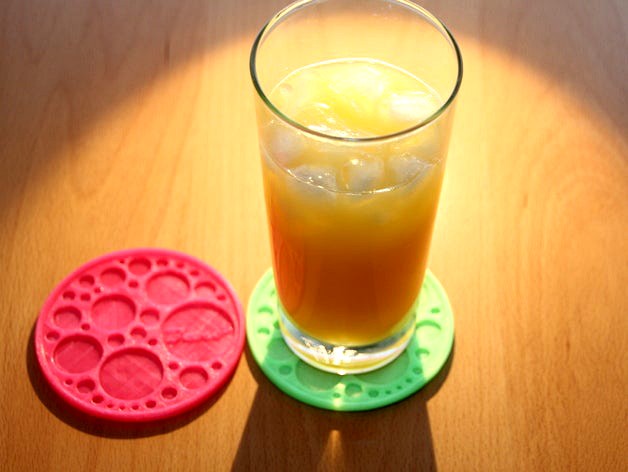 Drink Coaster (Bubbles) by Beno3D