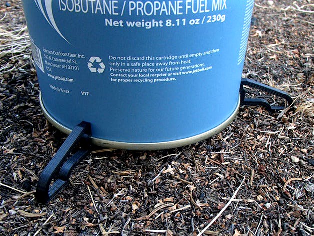 Parametric Fuel Canister Support Legs by gchristopher