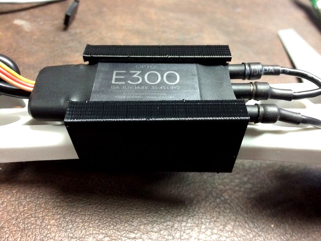 DJI F450 / F550 E300 ESC Clip by BrianWilkins