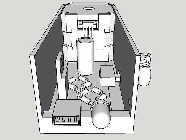 Stepper driven USB/LED hand generator by Peterthinks