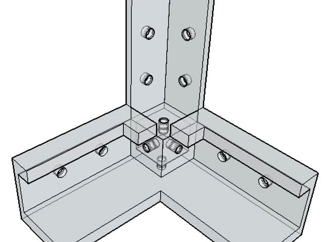 2020 aluminum 90-degree angle prints by flyjoe