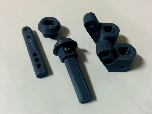 Thunder Tiger MT4/ST1 Body Post/Mount parts by LeifA