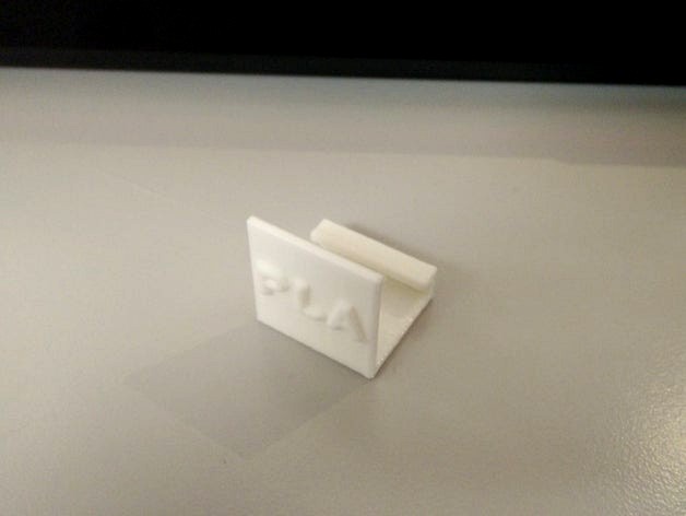 Makerbot PLA color clip (5th Gen) by CFDA