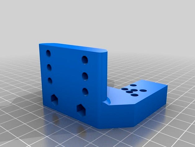 Customizable Extruder Groove Mount v3 with Servo by amasraff