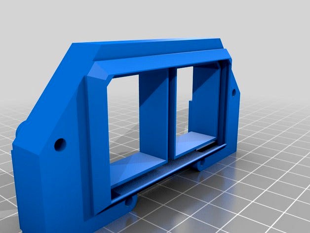 Modular Prusa X-carriage & e3D Chimera mount (layers fans, bed levelling, cable chain) by RGN01