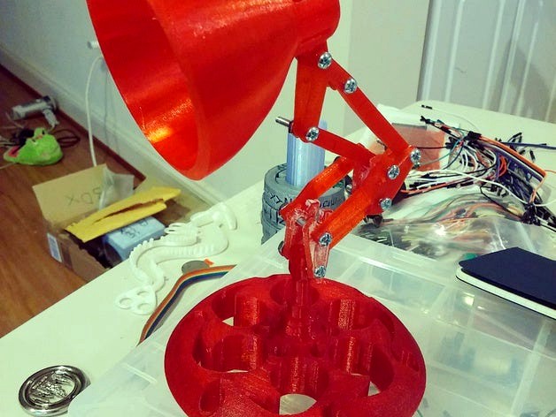 Pixar Lamp with a Sharingan-Inspired Base by jochoi0707