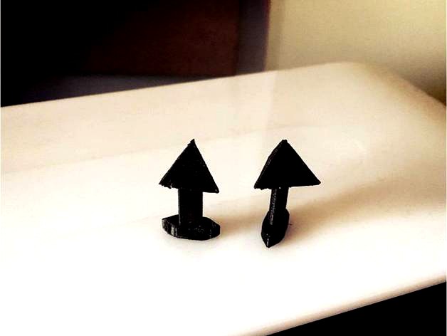 Triangular Cuff-links  by VastaAesthetics