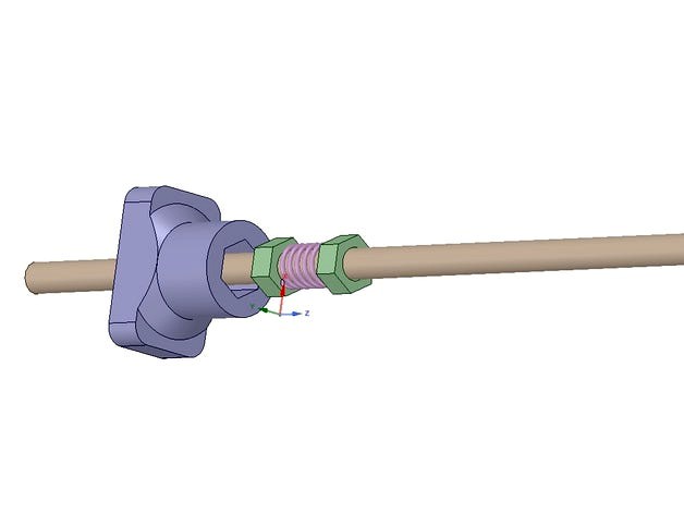 Anti backlash lead screw example design by largeformat3dprinter