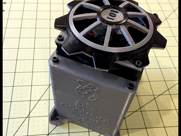 PrintrBoard Raspberry Pi Enclosure w/ Fan by arcmatt