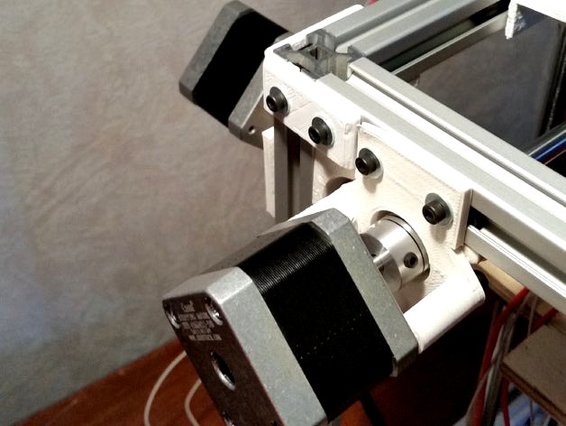 Direct motor mount for Ultimaker 2 Aluminium clone by condac