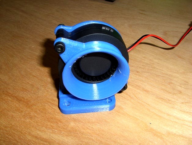 40mm Axial to 50mm Centrifugal Fan Adapter by kmccon