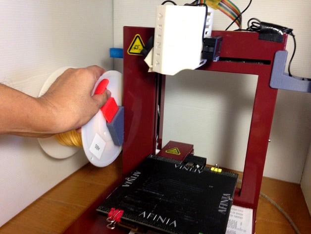 Front Access Spool Holder for AFINIA/UP!PLUS by CyberCyclist