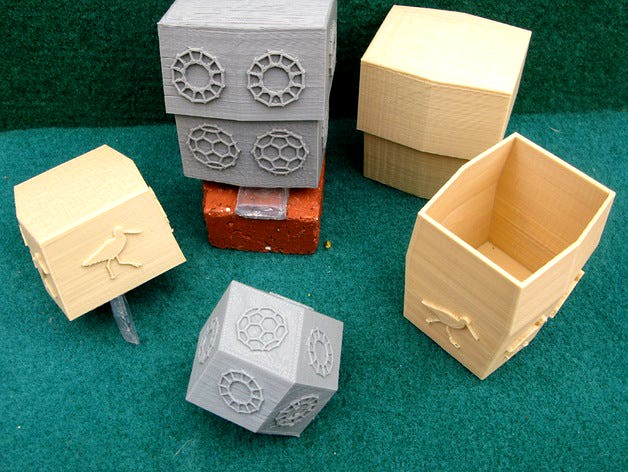 Rhombic Dodecahedron Boxes    by pmoews