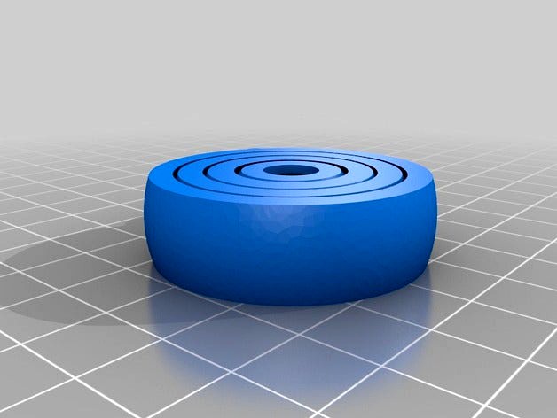 Gyroscopic Keyring 3 by Printed_Solid