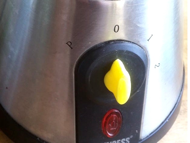 Replacement knob / button for princess branded food processor / blender by mikefiatx19