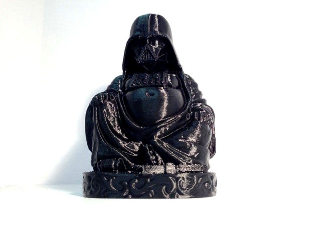 Darth Vader Buddha with saber by cporto