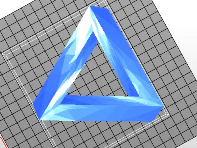 Penrose Triangle (Antichamber) by Cowsaysmoo