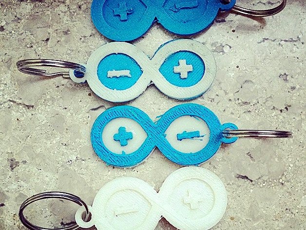 Arduino Keychain Separate Pieces by abilio18