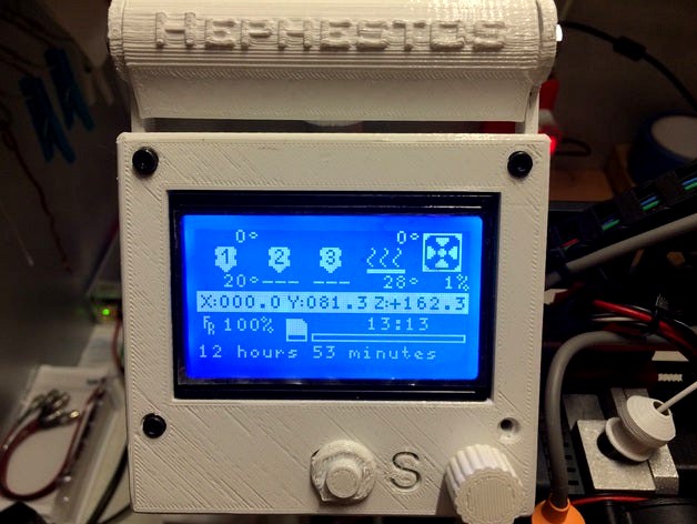 Full Graphic Smart LCD Controller - Prusa i3 Hephestos - Support by Semml