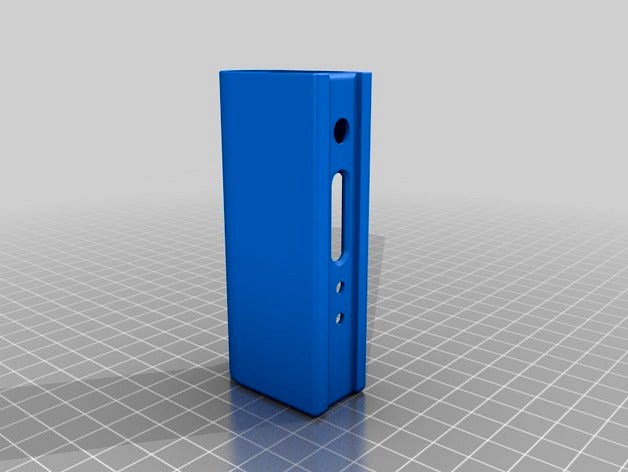 Single 18650 box mod prototype by gluckinshminer