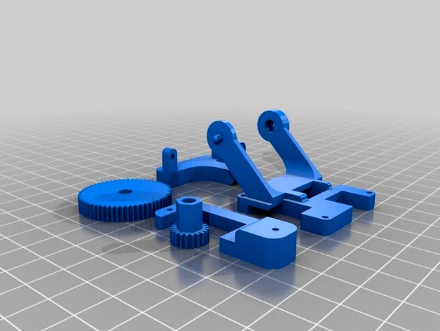 Pan Tilt 360 Rotation with 9gr Servo by kbirand