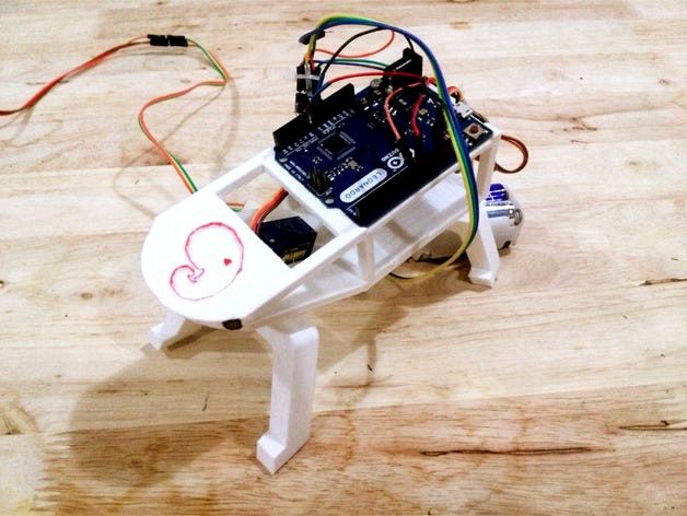 Arduino Walker-Bot by MakerZoo 3d model