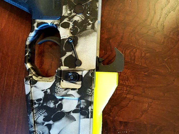 AR-15 Trigger Pull Test Block by martialmedia