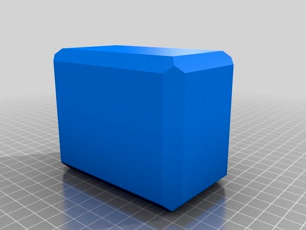 chamfercube() OpenSCAD module by Professional3D
