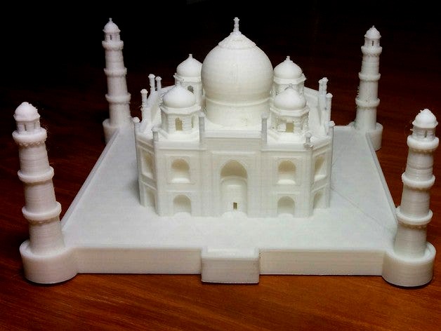 Nicely detailed model of the Taj Mahal by bbinnard