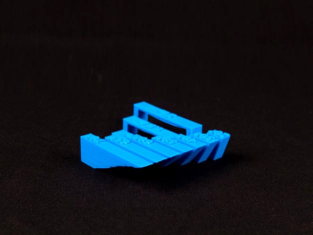 Overhang and Bridge Test by MakerBotLearning